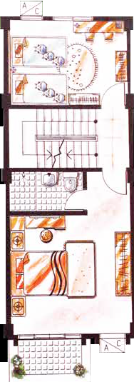 三樓平面傢俱配置參考圖
